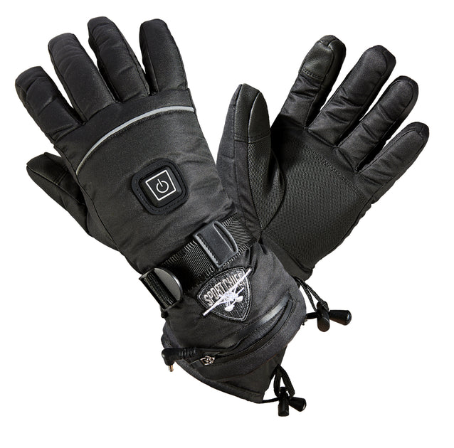 Gants/Mitaines rabattables en molleton Yukon Gear à prise sûre, pochette  chauffe-mains pour la chasse, noir