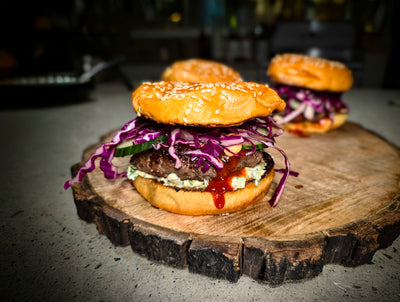 Burger de Chevreuil à l'Asiatique par Philippe April-Le Quéré