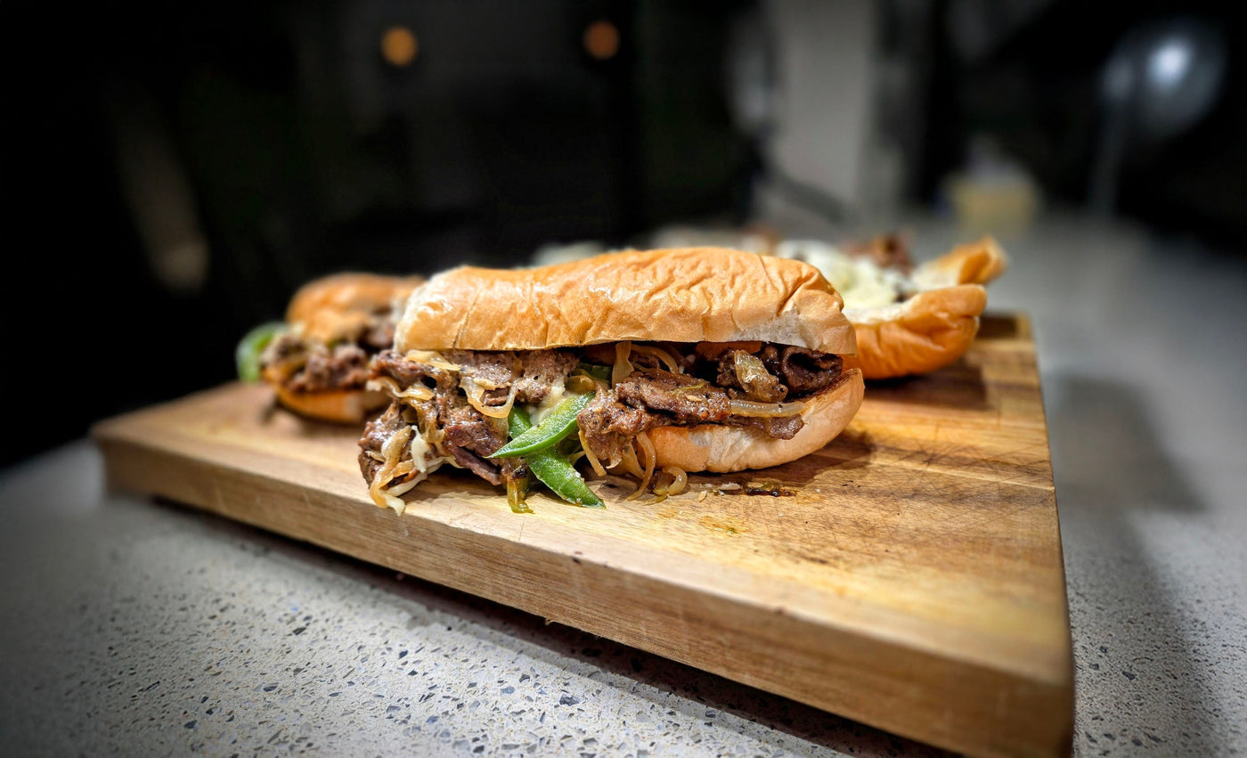 Phillycheese Steak d’orignal double fromage – Recette de Philippe April-Le Quéré